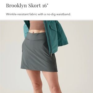 Athleta Gray Brooklyn Skort Size 8